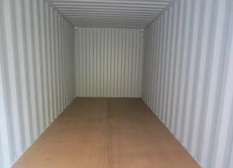 CONTENEDOR DE TRANSPORTE DE 20 PIES GRIS-NUEVO